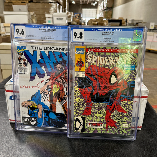 Comics prepared for CGC grading submission